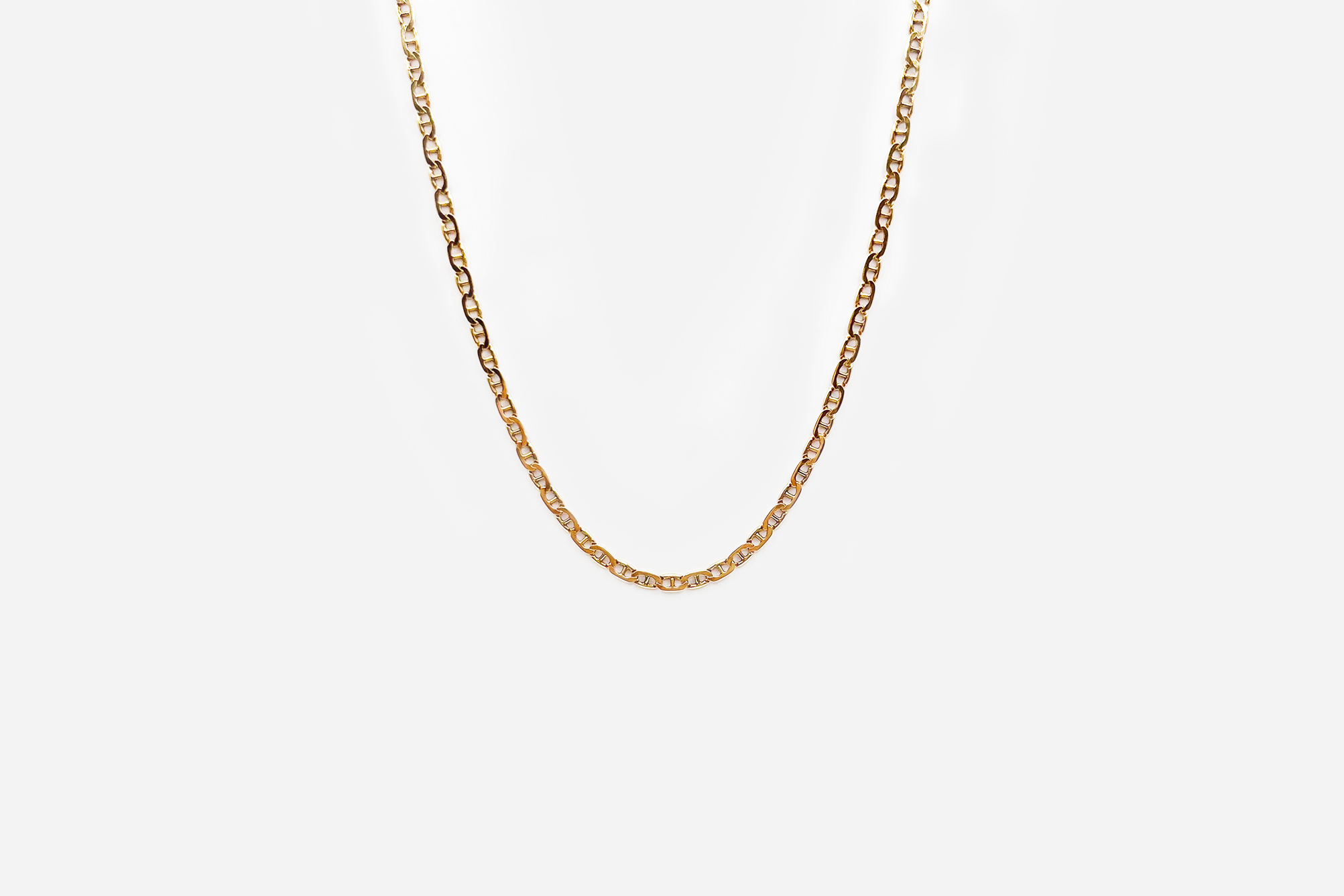 Cadena bilbao de oro de 18K